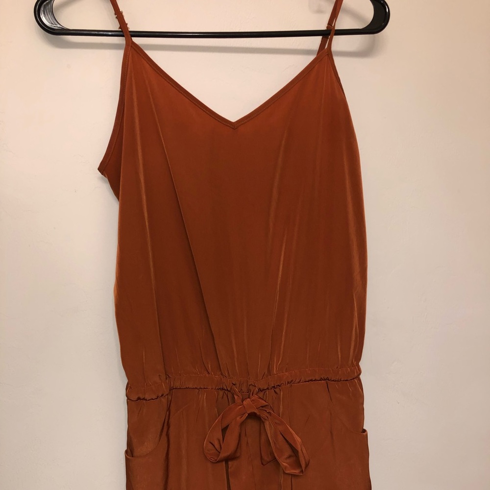 J Crew burnt orange romper